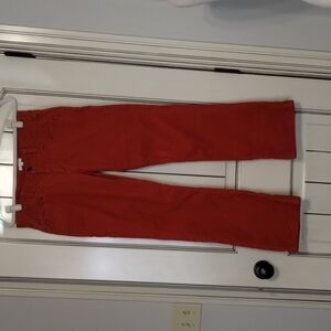 Idra corduroy bootcut pants orange size 28 low rise cotton stretch IDRA